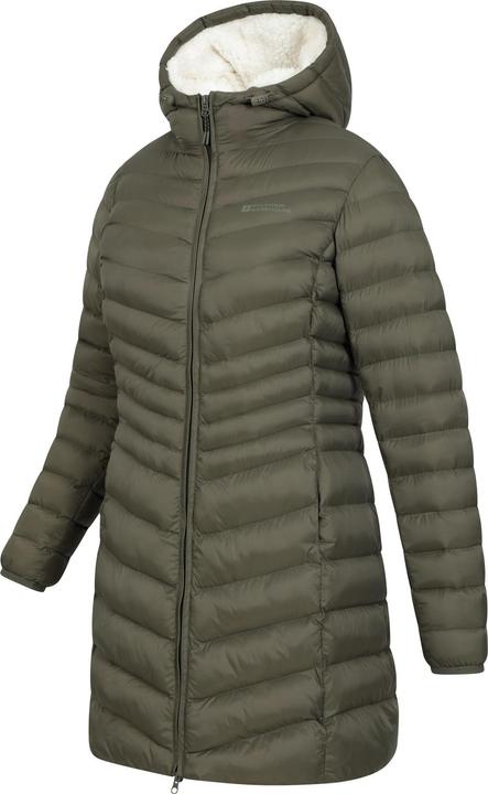 Actual product image Mountain Warehouse Womens/Ladies Florence Faux Fur Lined Padded Jacket (46 D)