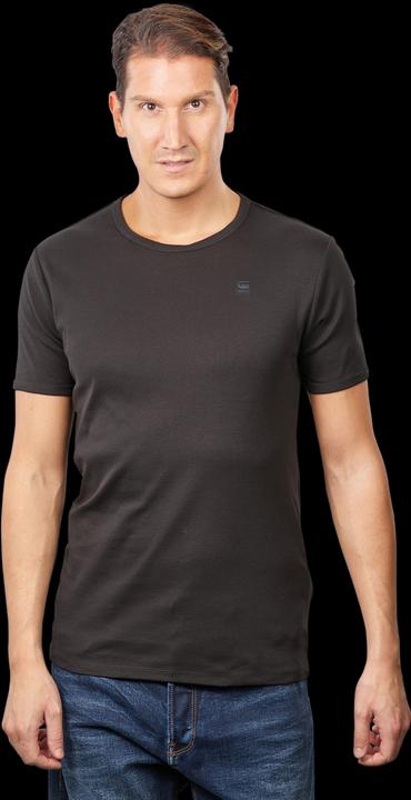 Actual product image G-Star T-shirt 2 pack R-neck T-shirts 2 pack Basic round neck rib jersey (XXL)