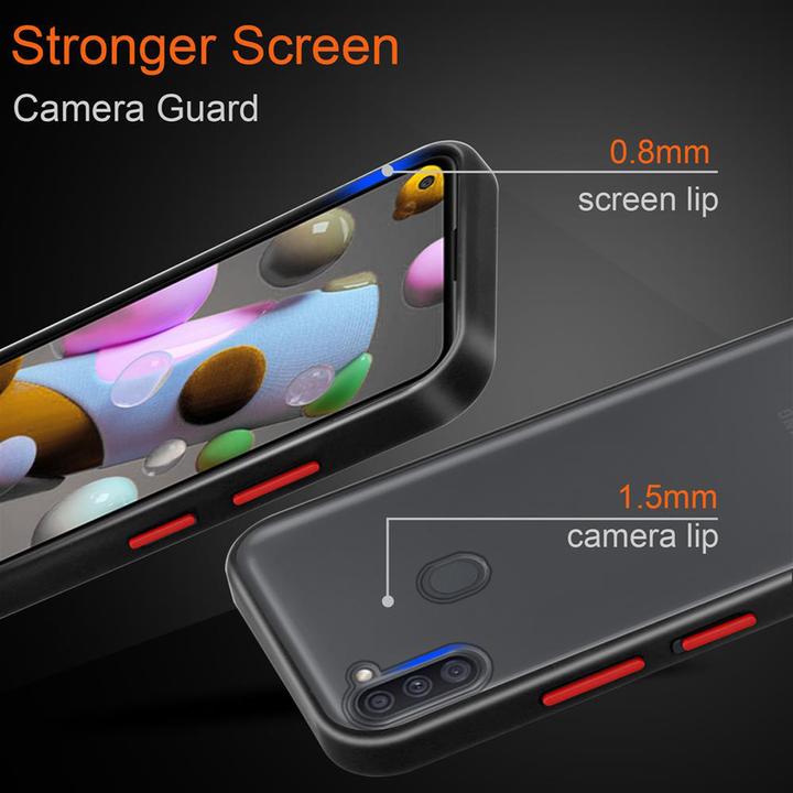 Actual product image Cadorabo Hybrid Matt Cover (Samsung Galaxy M11, Samsung Galaxy A11)
