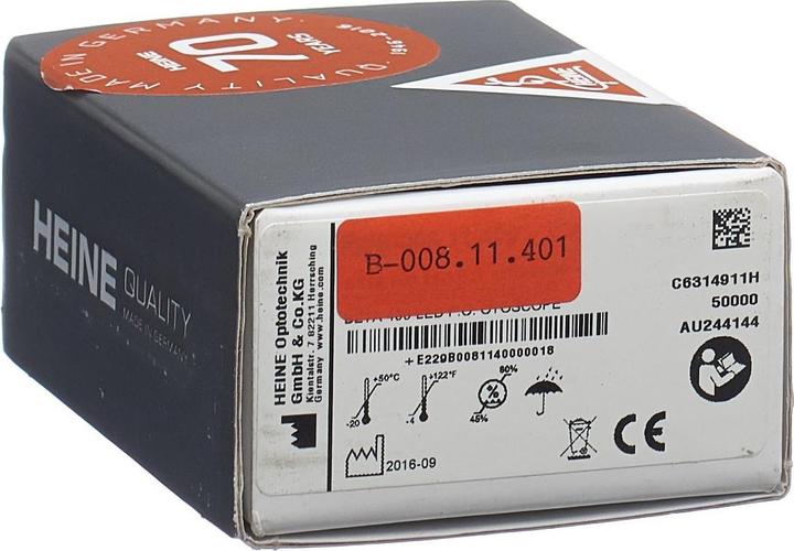 Actual product image Heine Beta 400 LED F.O Otoscope with Tips (1 pc)