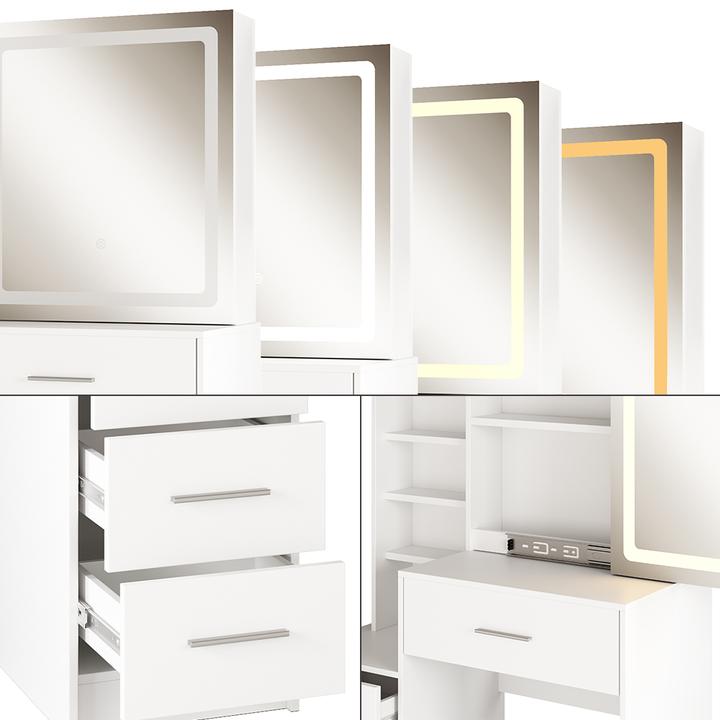 Actual product image Vicco Lisca with lighting (80 x 36 x 132.5 cm)