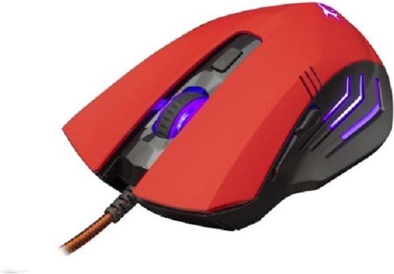 Produktbild White Shark Gaming mouse Hannibal 2, with backlight, 6 buttons, Red (Kabelgebunden)