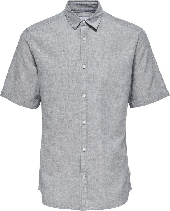Only & Sons Leinen Kurzarmhemd