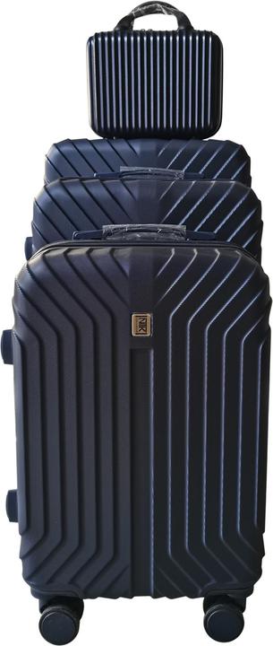 Produktbild NTK-Collection Hartschalenkoffer 4er-Set Mabell Blau (115 l, M (50 - 90l), L (90 - 115l), XL (ab 115l))