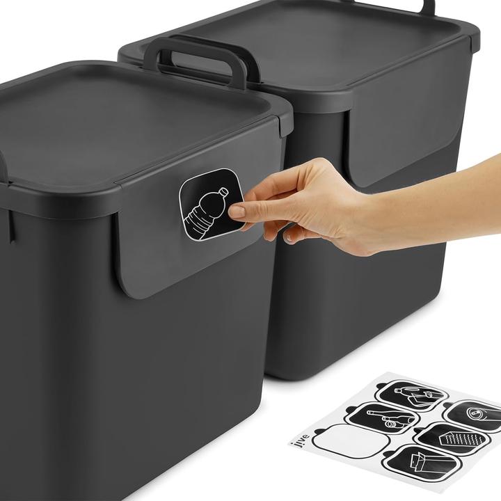 Produktbild Rotho 3-teiliges Mülltrennsystem (90 l)