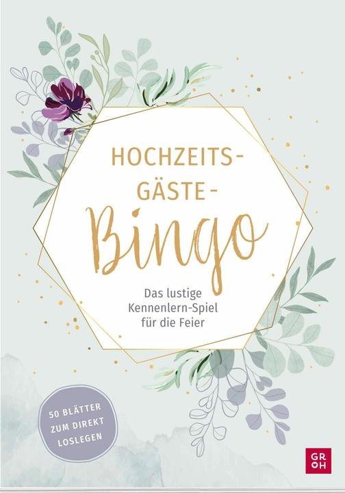 Produktbild Hochzeits-Gäste-Bingo (Deutsch)