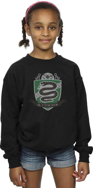 Actual product image Girls Slytherin Chest Badge Sweatshirt (104)