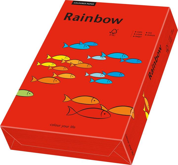 Produktbild Papyrus Rainbow Papier Rot A3 (160 g/m², 250 x, A3)