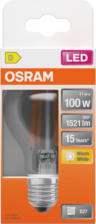 Produktbild Osram Led Retrofit Classic A (E27, 10 W, 1521 lm, 1 x, D)