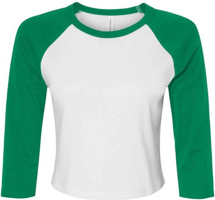 Immagine prodotto Bella Canvas Maglietta Raglan Manica a 3/4 Donna (M)
