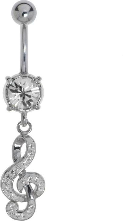 Immagine prodotto Bijouteria Piercing ventre (Acciaio chirurgico 316L, Ottone rodiato in ottone rodiato, Vetro (di orologio))