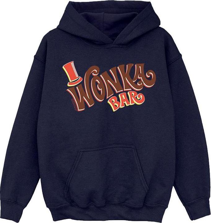 Produktbild Willy Wonka & the Chocolate Factory Bar Logo Kapuzenpullover Jungen (104)