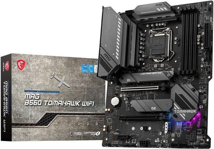 Produktbild MSI Mag B560 Tomahawk Wifi (LGA 1200, Intel B560, ATX)