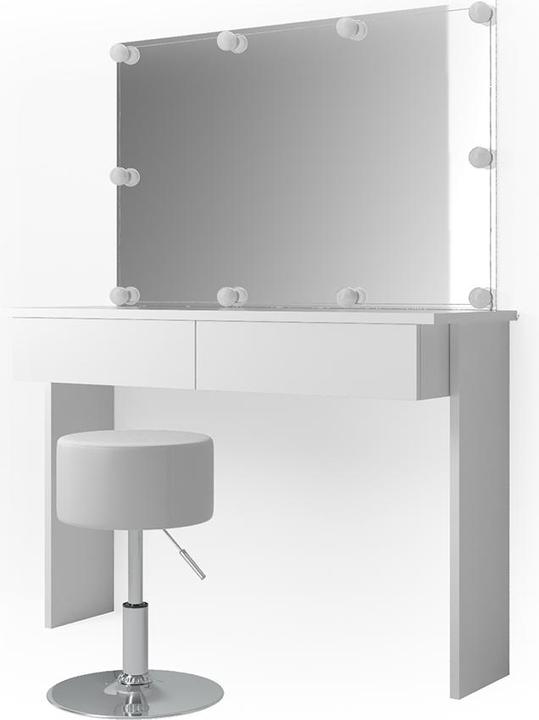 Produktbild Vicco Azur mit Hocker und Beleuchtung (120 x 40 x 84 cm)