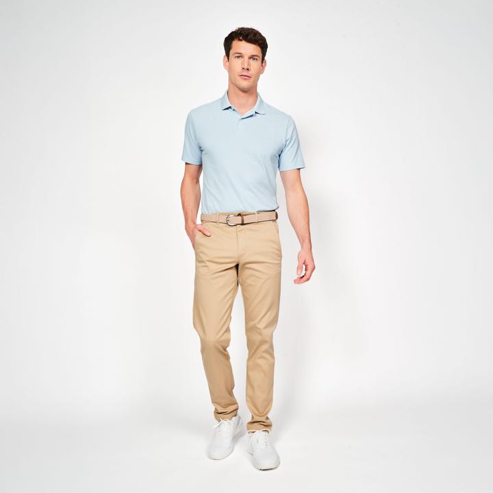 Immagine prodotto Inesis Herren Golf Poloshirt kurzarm 100 % Baumwolle - MW100 blau (XXL)
