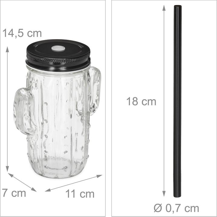 Produktbild Relaxdays 8x Trinkglas (5 dl, 1 x, Longdrinkgläser)