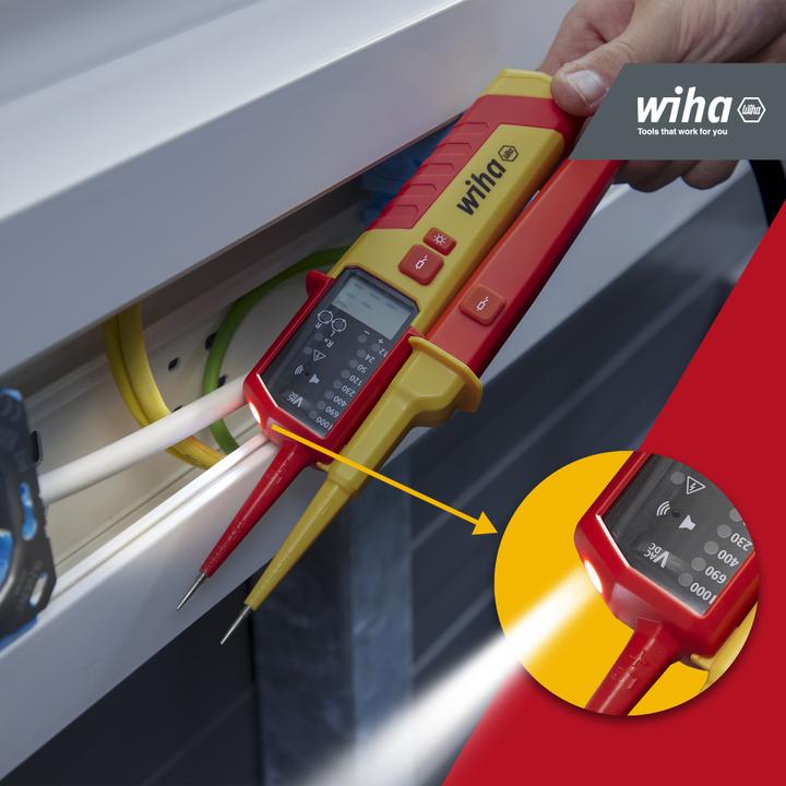 Actual product image Wiha Voltage and continuity tester (CAT IV 600V, CAT III)
