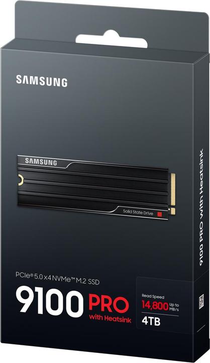 Image du produit Samsung 9100 Pro avec Heatsink (4000 Go, M.2 2280)