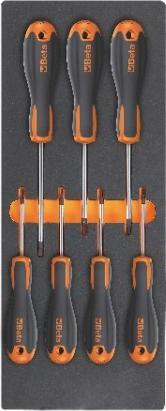 Productafbeelding BETA 024500217 Soft Insert Tray mit Torx-Steckschraubendreher-Sortiment - 7 Stück