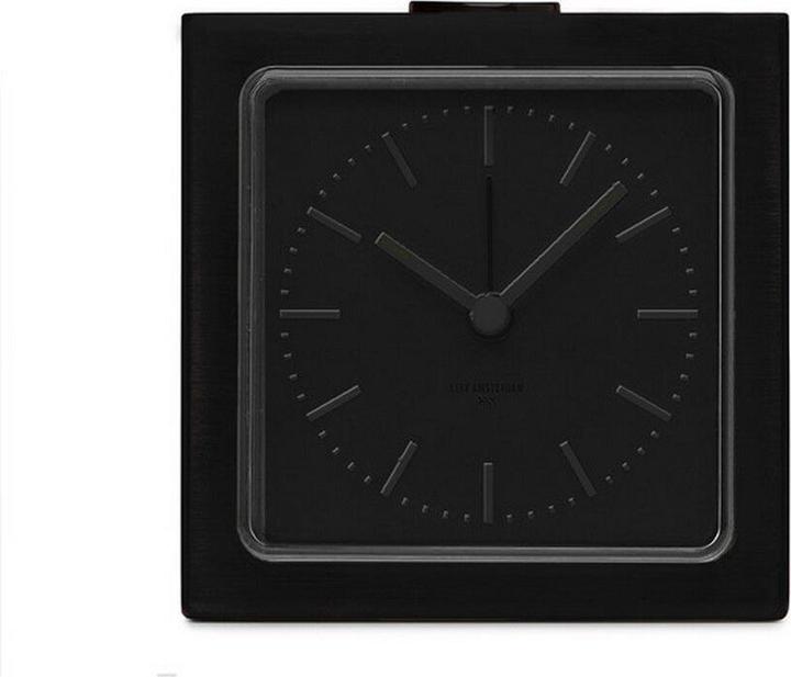 Leff Amsterdam alarm clock block black black