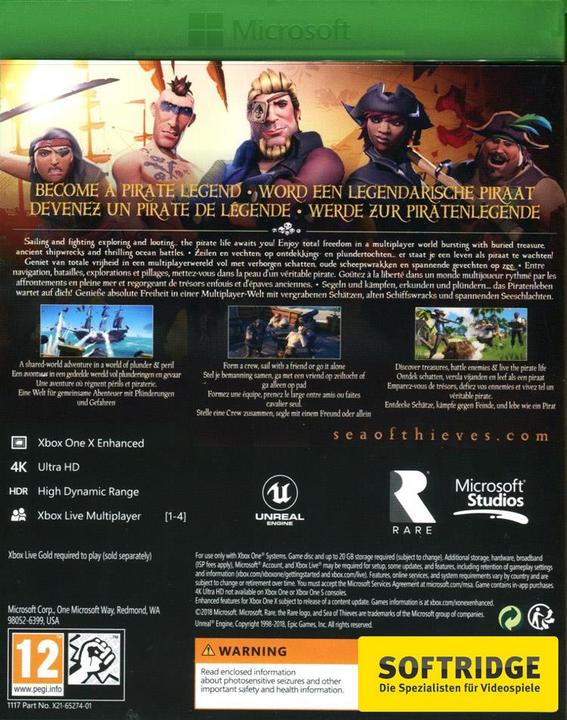 Actual product image Microsoft Sea of Thieves (Xbox Series X, Xbox One X, Multilingual)