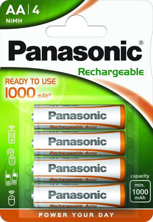 Panasonic Oplaadbare DECT (1 Pcs., AA, 1100 mAh)