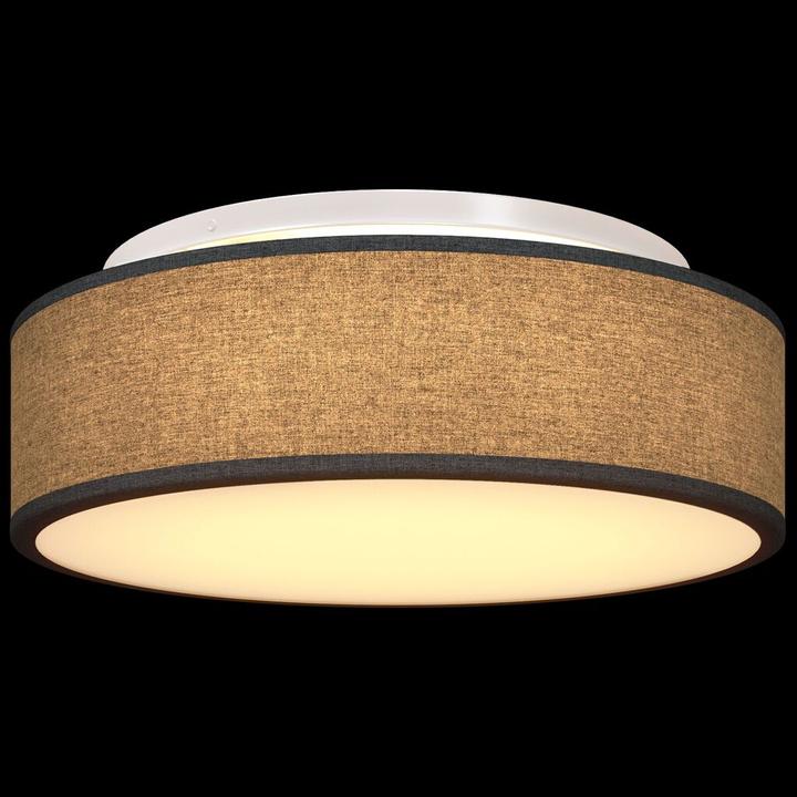 Immagine prodotto VidaXL Deckenlichter Flush Mount Schwarz Ø 38 cm Stoff E27