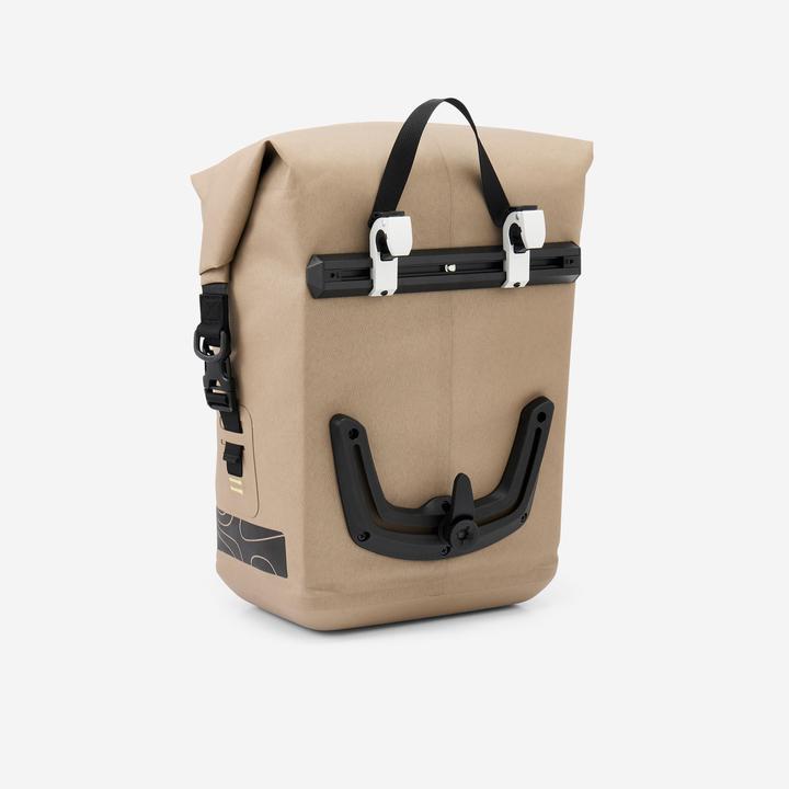 Produktbild Rockrider Fahrradtasche Gepäcktasche Bikepacking ADVT 900 wasserdicht IPX6 24 l (24 l, Gepäckträgertasche)