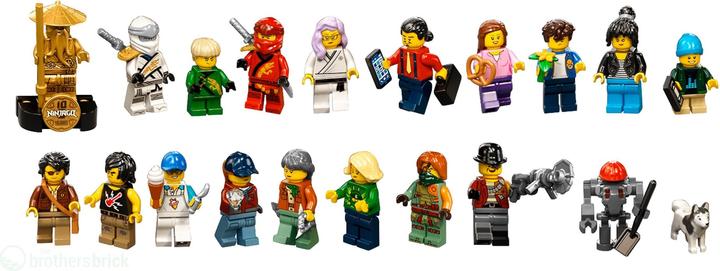 Actual product image LEGO Die Gärten von NINJAGO City (71741, LEGO Ninjago, LEGO Rare Sets)