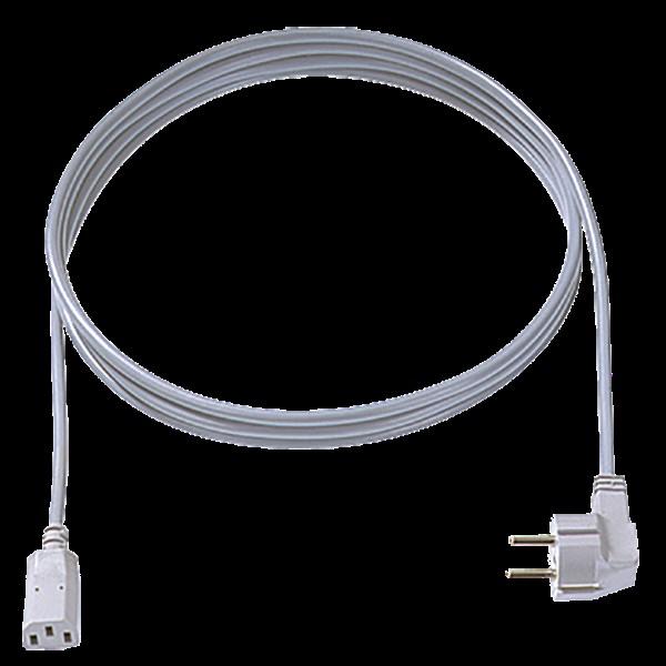 Actual product image Bachmann Power cable, earthing contact plug C13 socket, 1.5 m, grey high-quality power cable for power (1.50 m, C13)