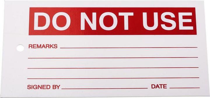 Label énergétique Rs Pro Rouge Étiquette pré-imprimée, 75mm x 145mm, 1 pièce