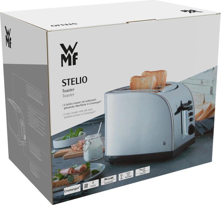 Actual product image WMF Stelio toaster double slot toaster with bun rack