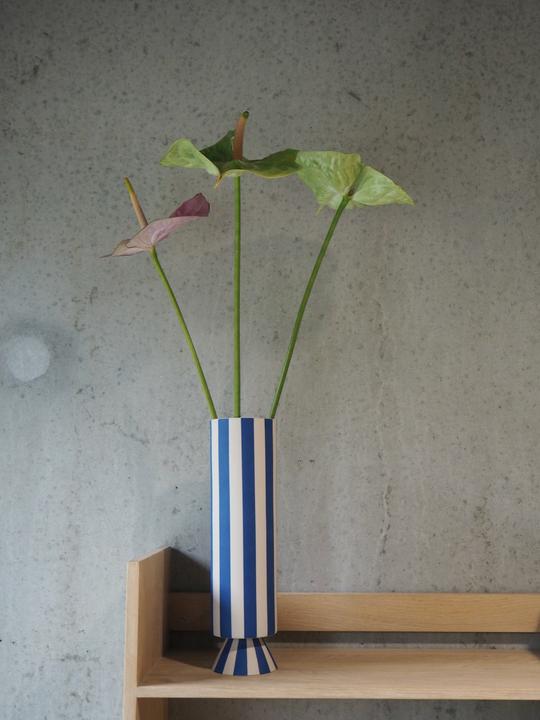 Produktbild Oyoy Vase Toppu 31 cm, Blau/Weiss (1 x, 6.33 l)