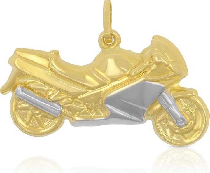 Produktbild Muau Motorrad (750, Weissgold, 18K Gelbgold)