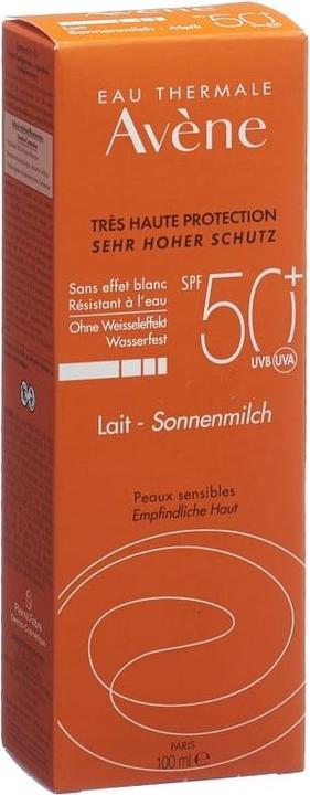 Immagine prodotto Avène Lozione solare (Latte solare, SPF 50+, 250 ml, 291 g)