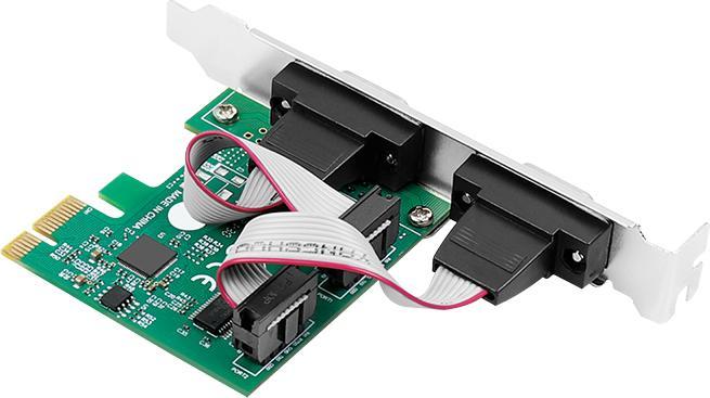 Actual product image LogiLink 2 x serial (COM) PCIe