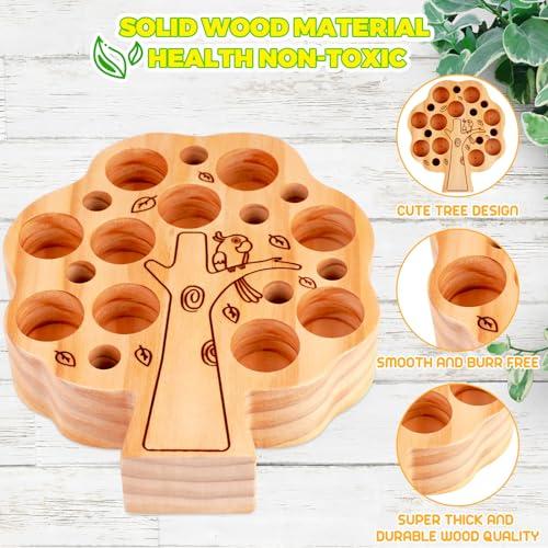 Produktbild Activity Board Spielzeug 2 Jahre: Holz Apfel Ernte und Magnet Insekten Spiel Holzspielzeug 2 Jahre, pädagogische