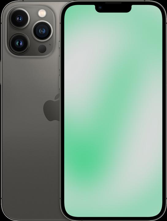 Produktbild Revendo iPhone 13 Pro Max (128 GB, Graphite, 6.70", 16 Mpx, SIM + eSIM, D / Akzeptabel)
