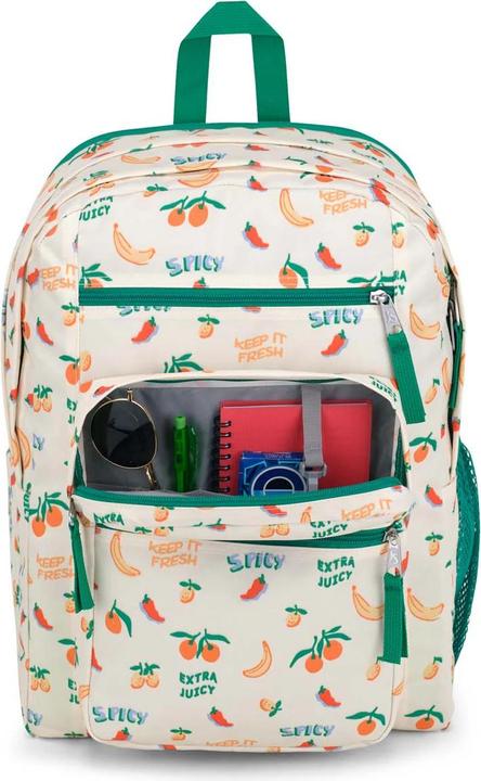 Actual product image JanSport big student five a day cream backpack (30 l)