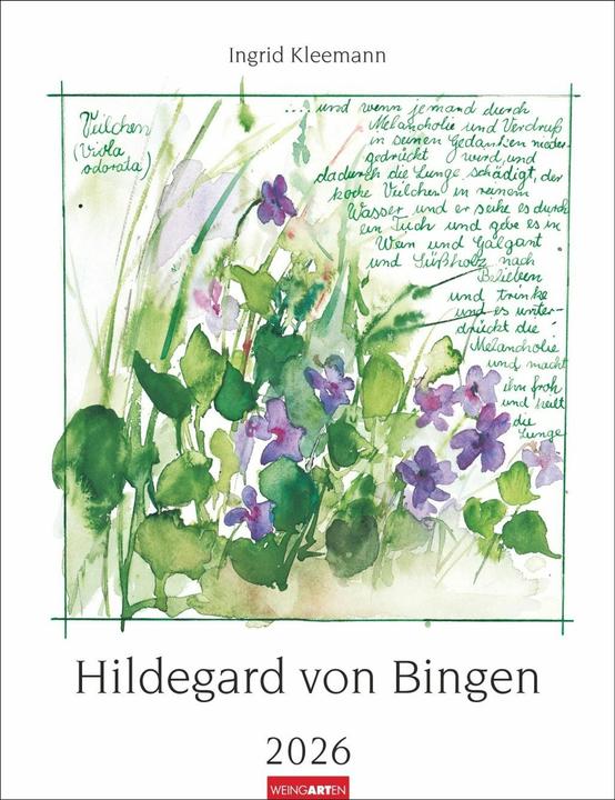Produktbild Hildegard von Bingen Kalender 2026 (30 x 39 cm, Deutsch)