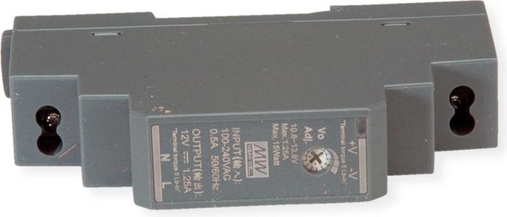 Actual product image MeanWell DR-15-12 DIN rail power supply 15W 12V DC (Power supply)
