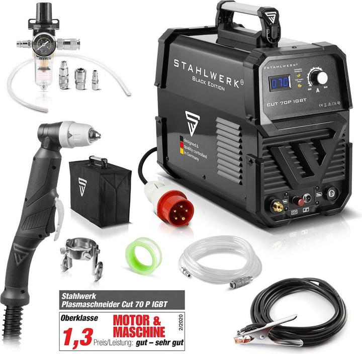 Produktbild Stahlwerk Plasmaschneider CUT 70 P IGBT mit 70 Ampere und Pilot-Zündung