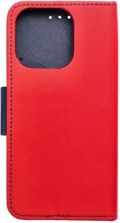 Produktbild OEM Book case FANCY Book case for IPHONE 16 Pro red / navy (Apple iPhone 16 Pro)
