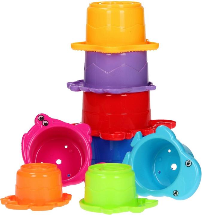 Actual product image Stacking mug animals, 8pcs.