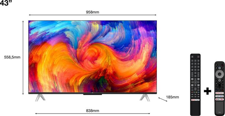 Immagine prodotto TCL 43P638 (43", LED, 4K, 2022)