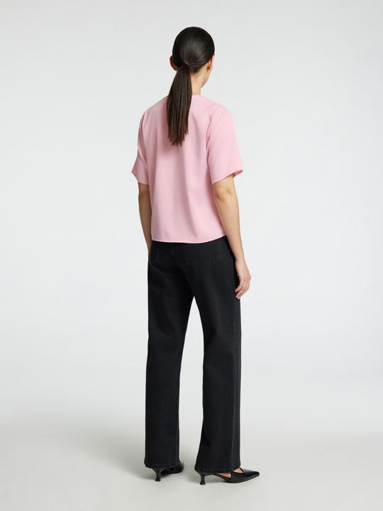 Image du produit Selected Femme Kurzärmeliges Top mit V-Ausschnitt (40)