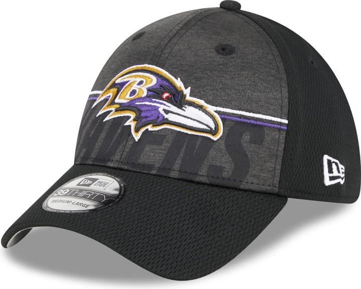 Produktbild New Era 39Thirty Cap - TRAINING 2023 Baltimore Ravens - L/XL (L)