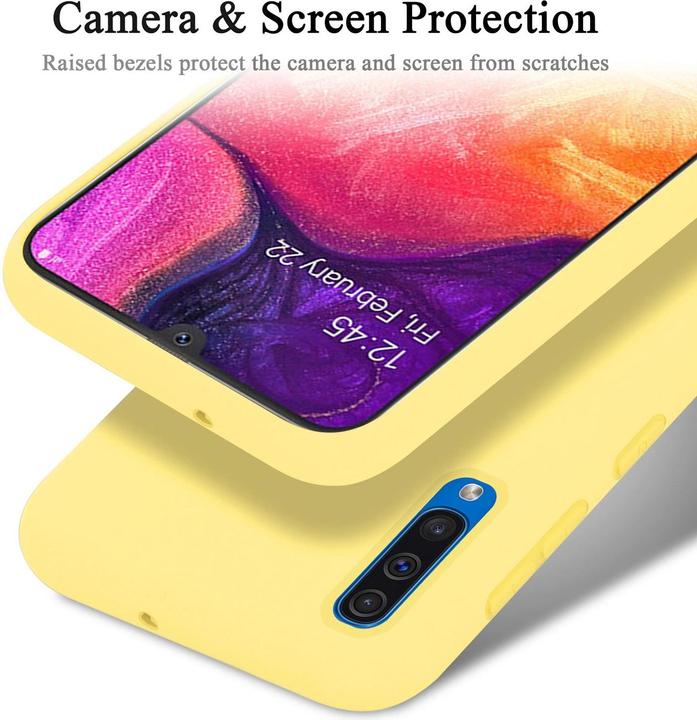 Actual product image Cadorabo TPU Liquid Silicone Case Cover (Samsung Galaxy A50s, TCL A30)