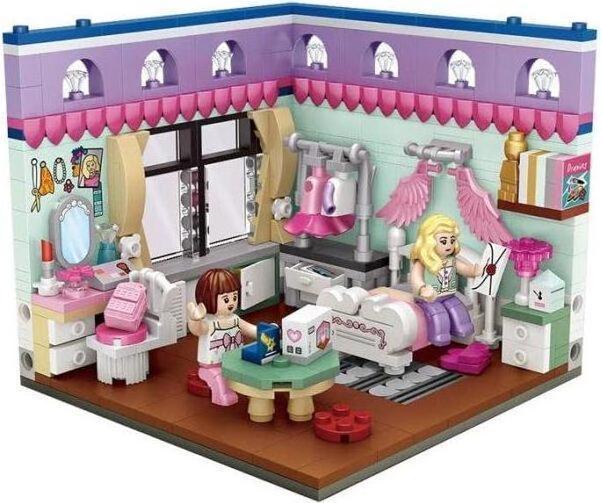 Produktbild LOZ Bausteine Minihaus Schlafzimmer