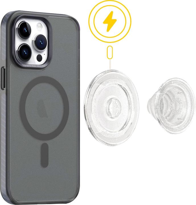 Image du produit PopSockets PopGrip pour MagSafe Clear Glitter